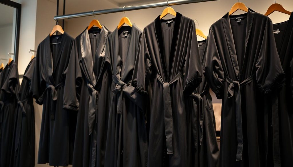 Elegant black robes price range