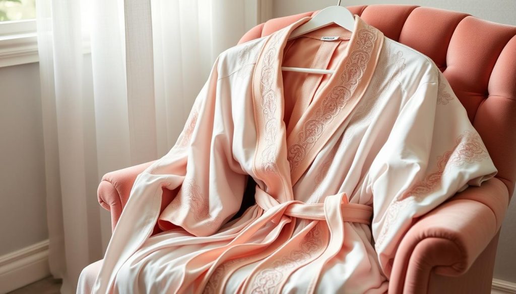 Embroidered luxury bath robes