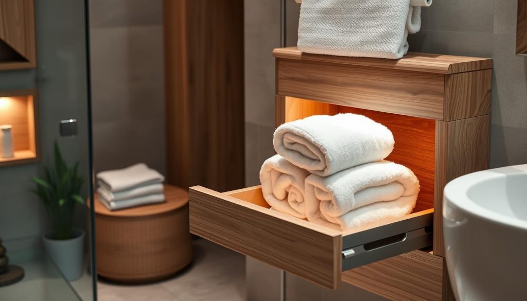 Energy-efficient towel warmer drawer