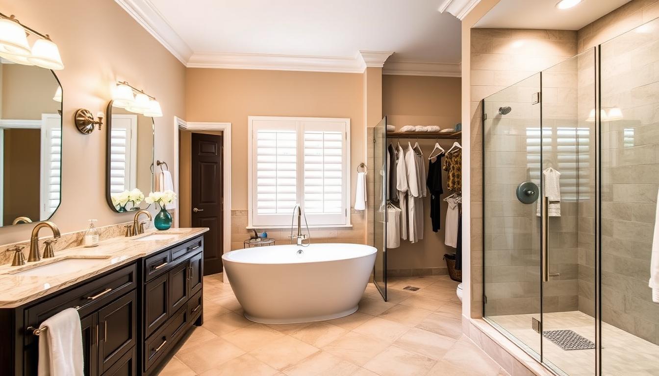 Master Bath Layout Ideas: Elevate Your Ensuite and Walk-In Robe Design