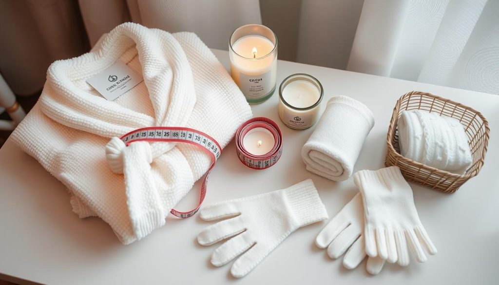 Essential tools for bath robe folding