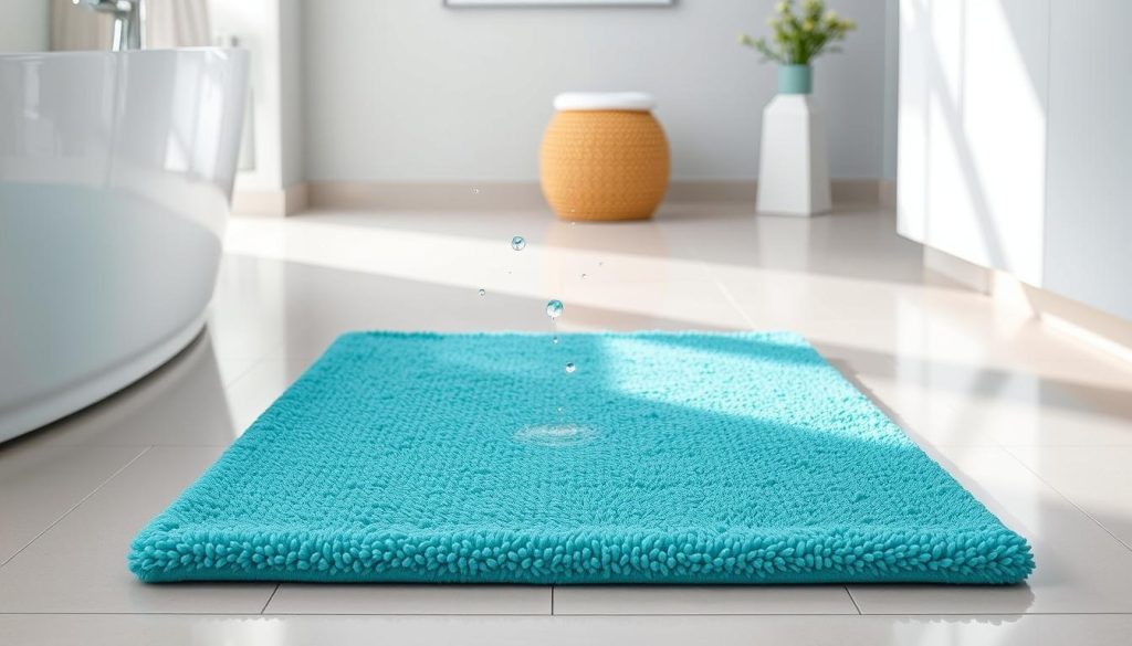 Fast-drying bath mat