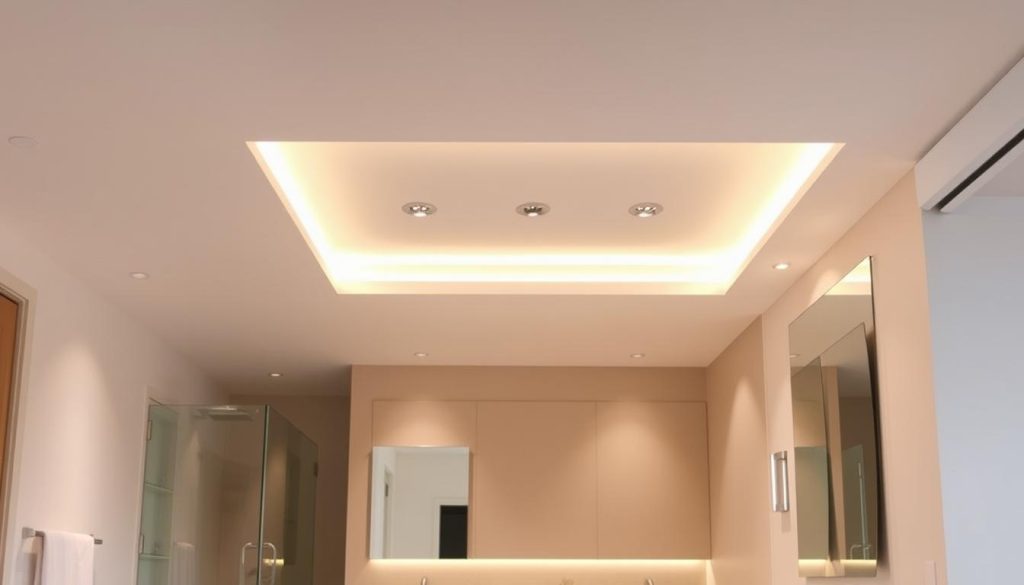 Flush mount bathroom ceiling lights