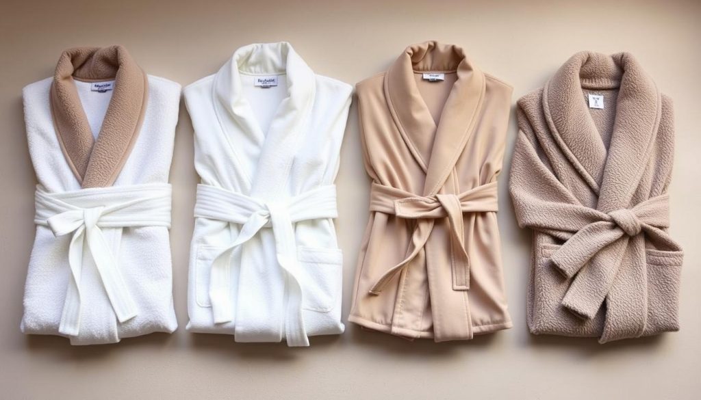 Folding techniques for different robe materials