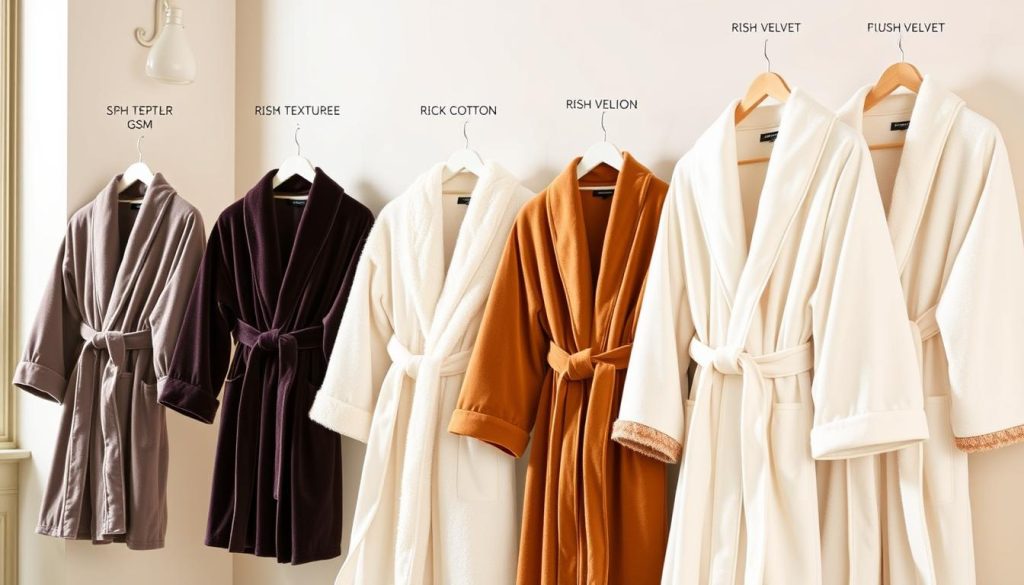 GSM in luxury bathrobes