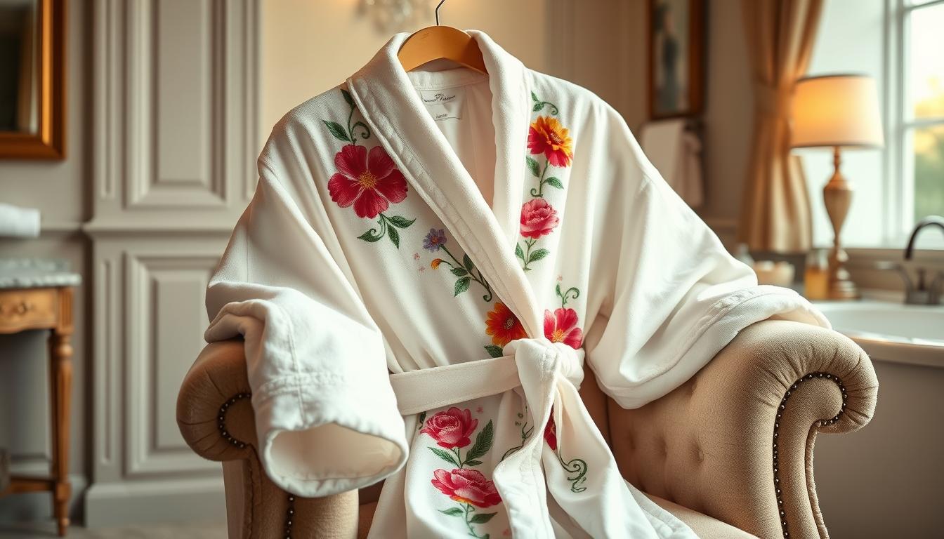 Hand Embroidered Bath Robes: Luxury and Personalization at Your Fingertips