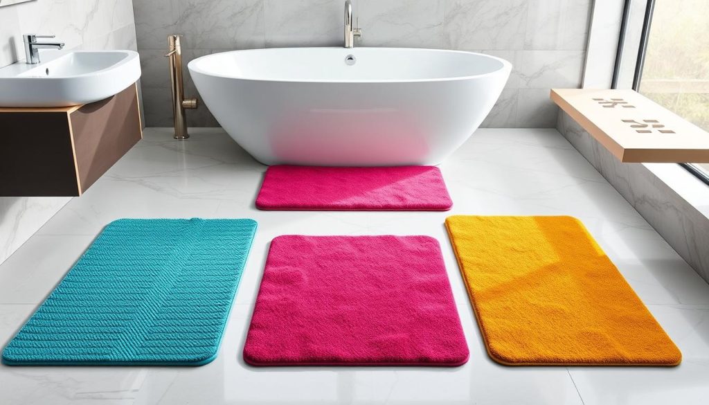 High-performance bath mats