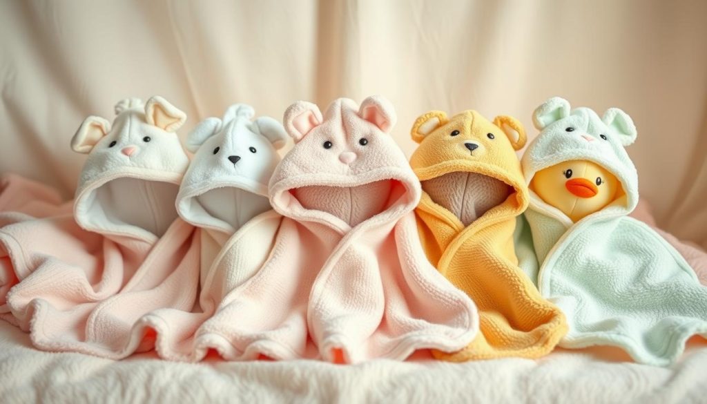 Hooded baby towels