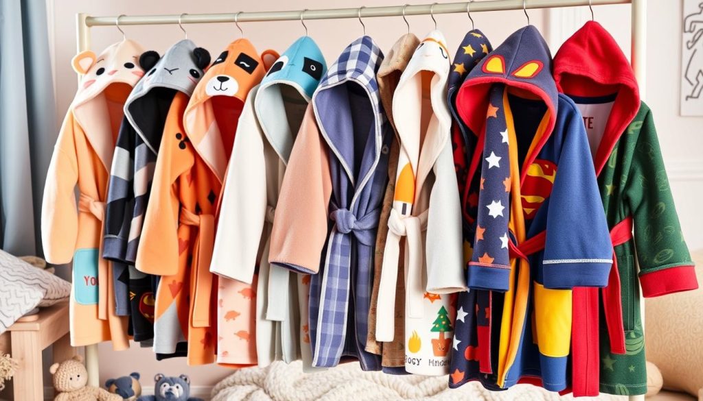 Hooded robes for kids