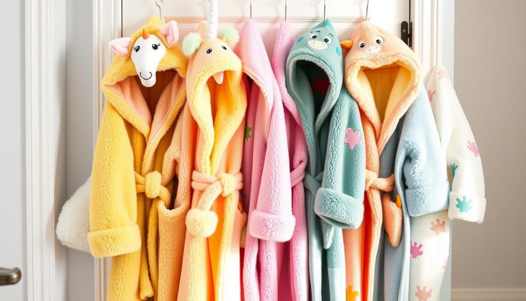 Kids' plush robes