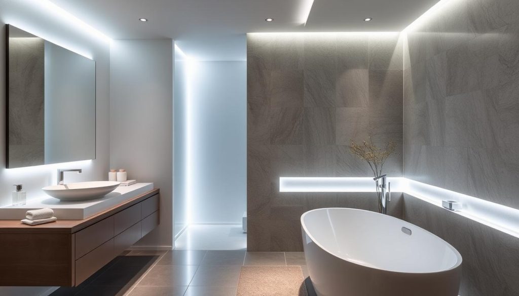 LED bathroom accent lights