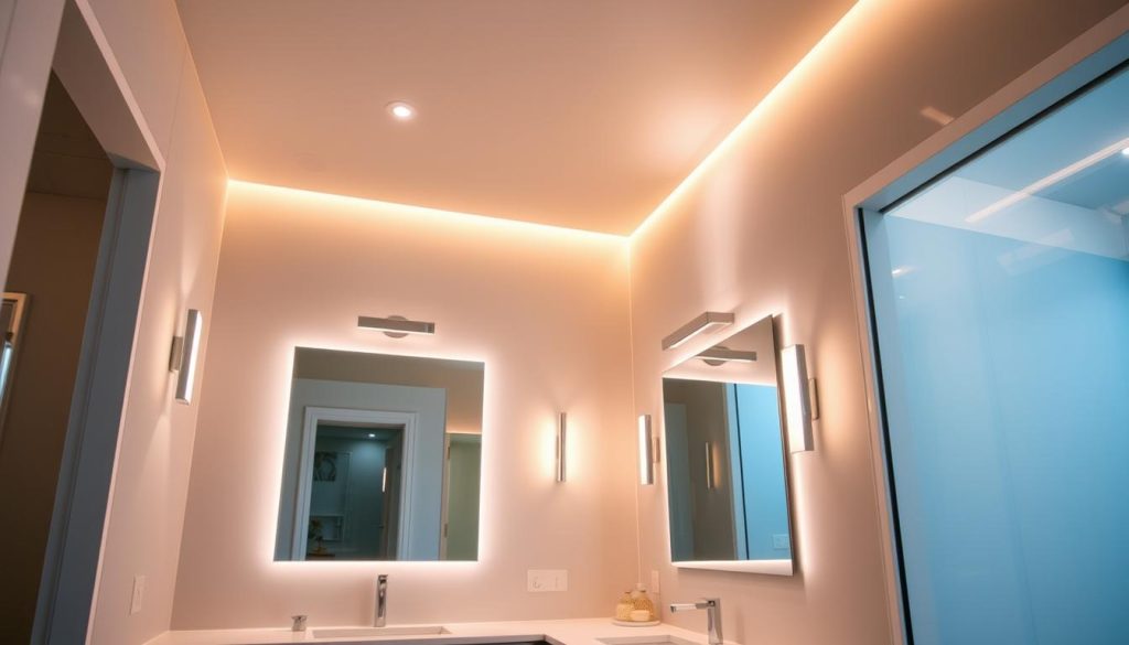 LED bathroom light fixtures