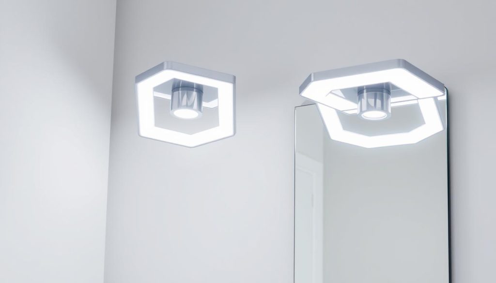 LED bathroom wall light fixtures