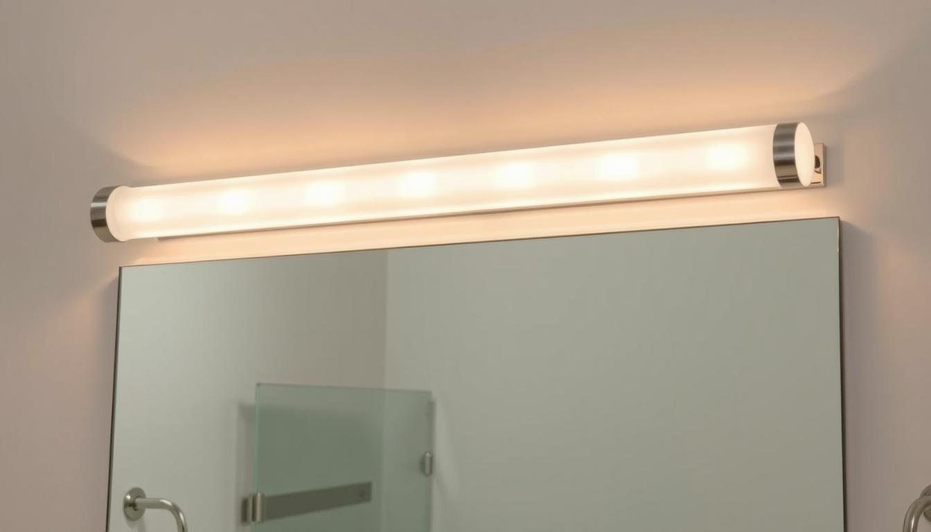Bathroom Light Fixtures Over Mirror Long Designs