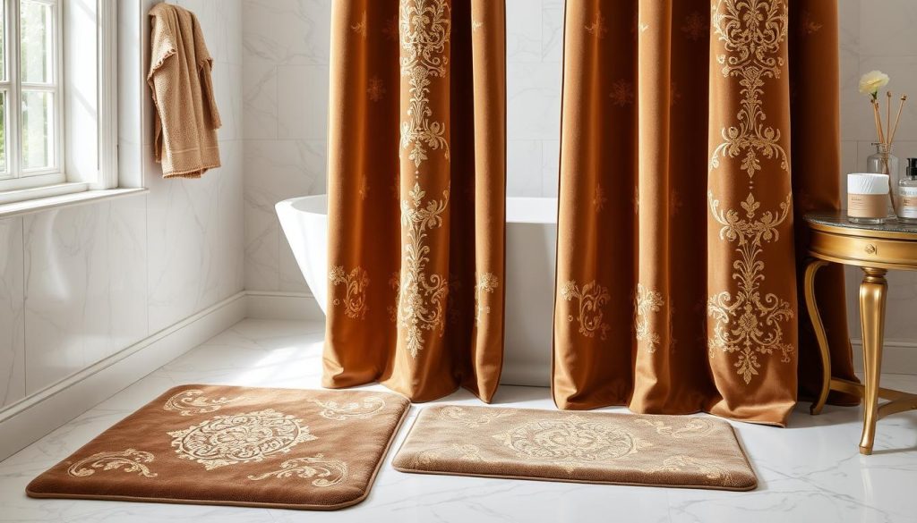 Luxurious bathroom textiles