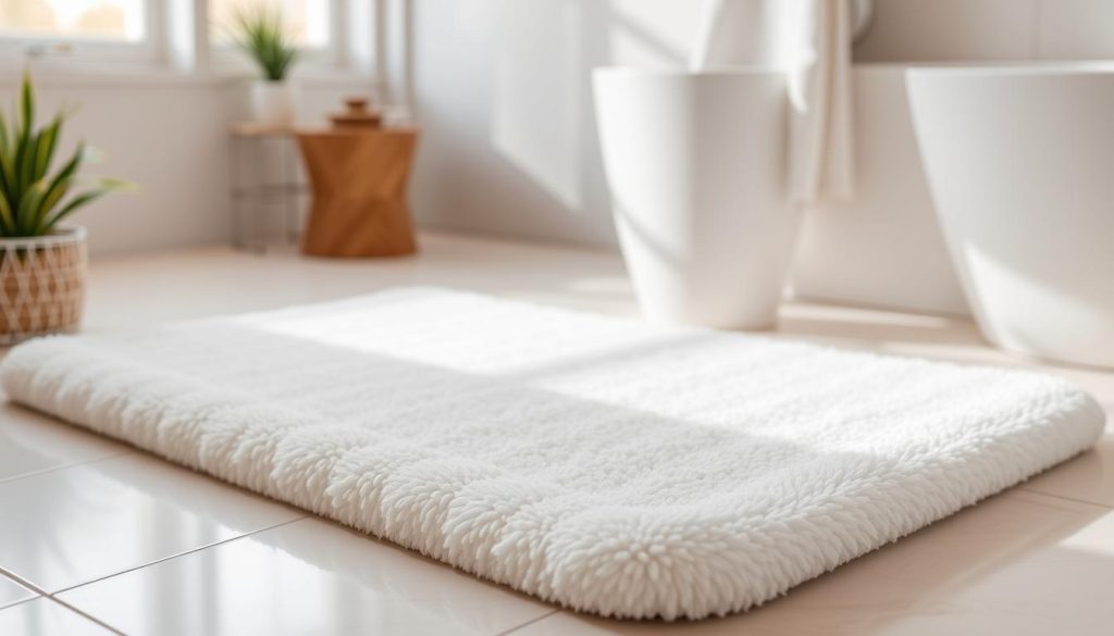 Luxurious memory foam bath mat