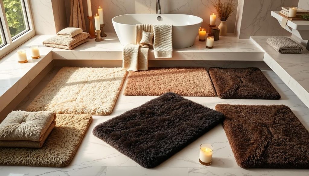 Luxury bath mat collection