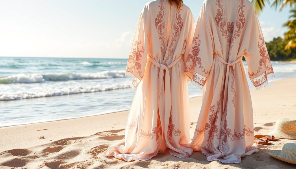 Luxury beach robes