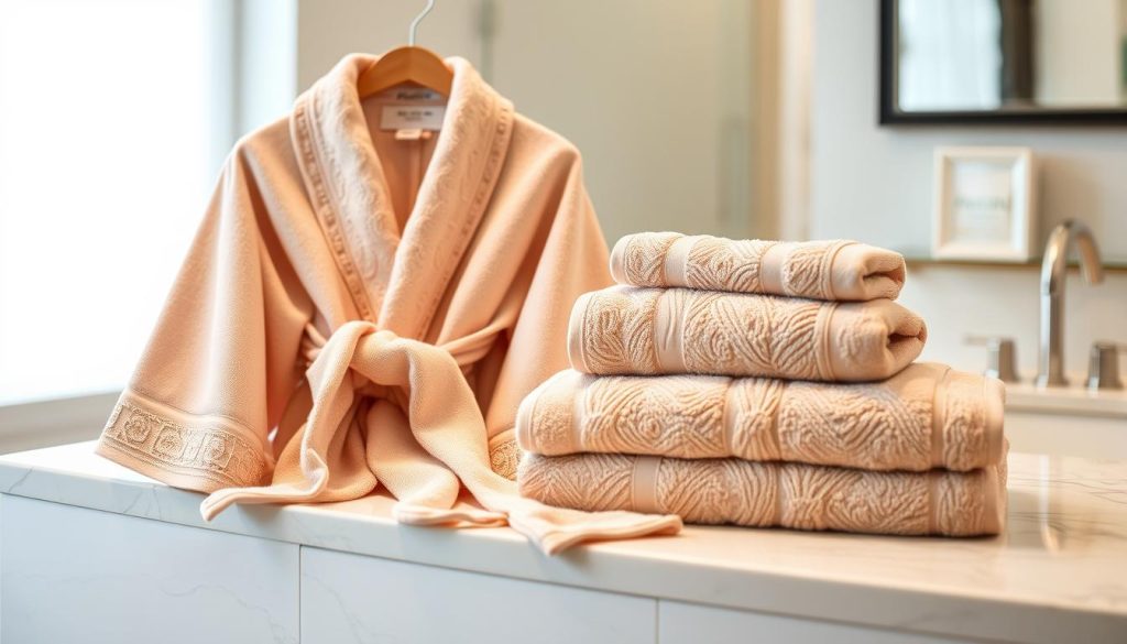 Luxury robe and towel gift set