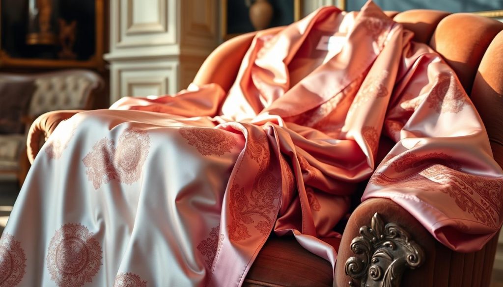 Luxury silk robes