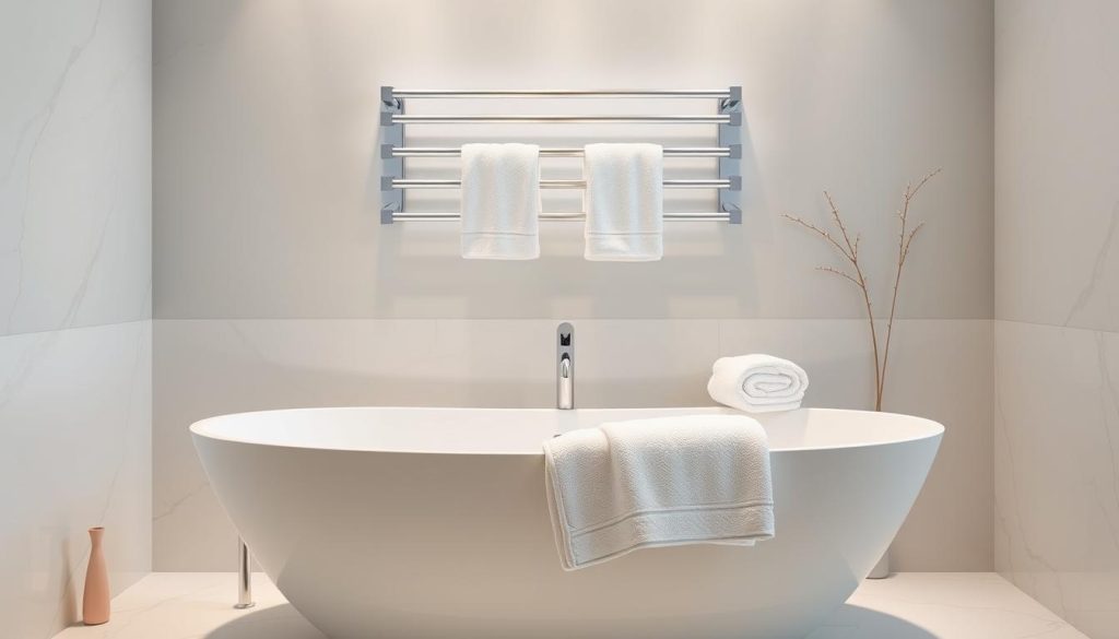 Luxury spa towel warmer