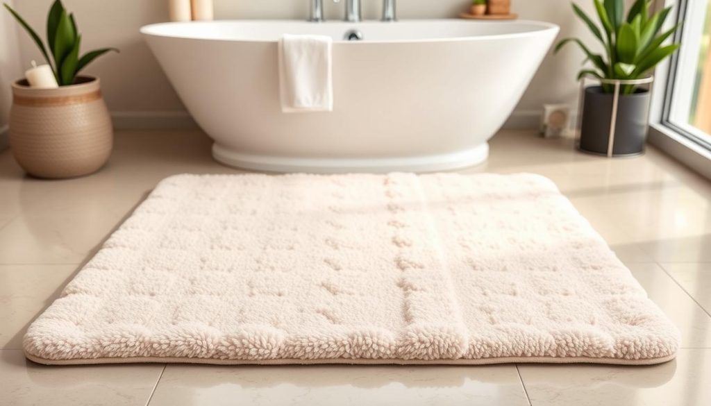 Memory foam bath mats