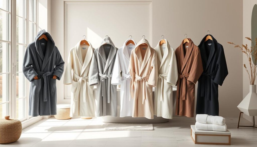 Men's hooded bath robes