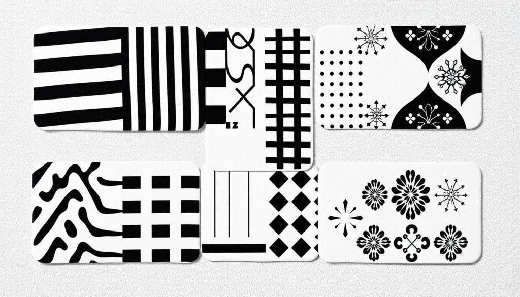 Modern bath mat patterns