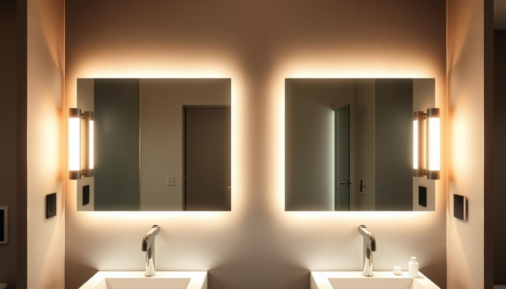 Modern bathroom lighting