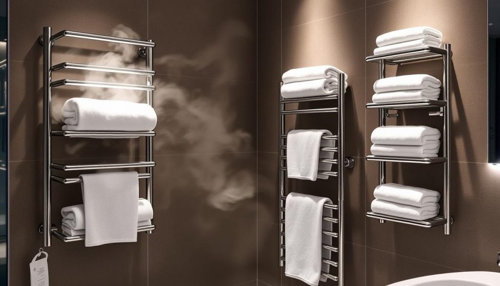 Multi-tier towel warmers