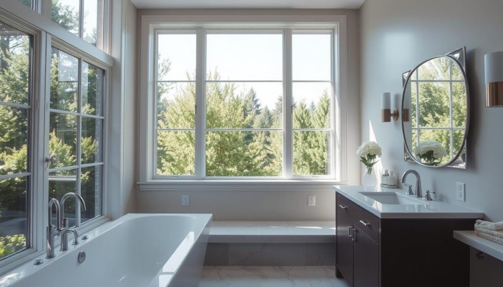 Natural light in bathroom design