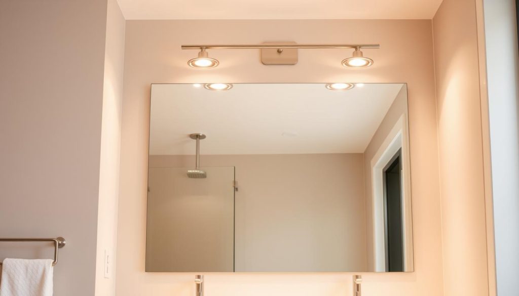 Optimal vanity lighting installation