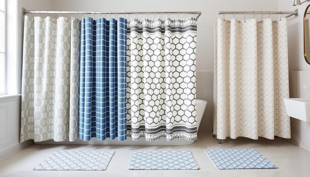 Patterned shower curtains sizing guide