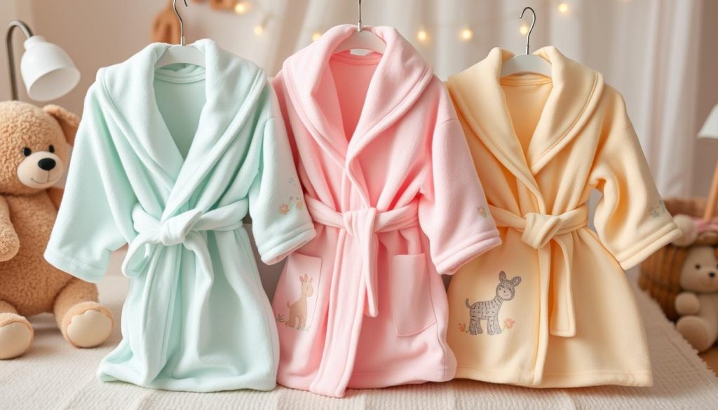 Personalized baby terry cloth robes