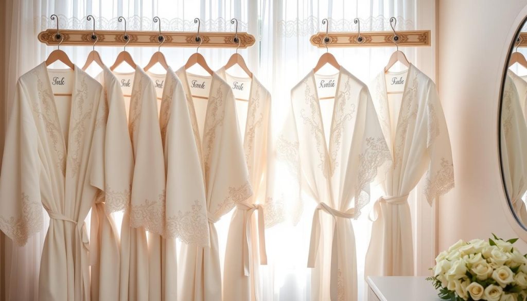 Personalized bridal party robes