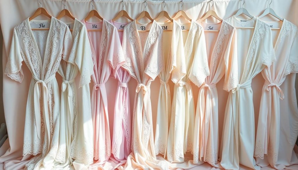 Personalized wedding robes