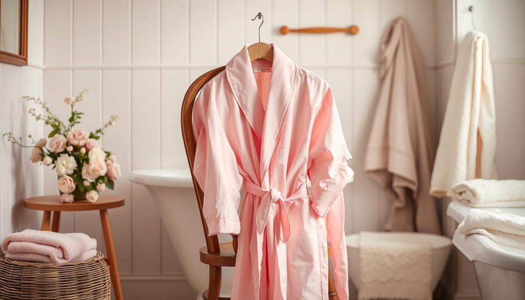 Pink aesthetic bath robes