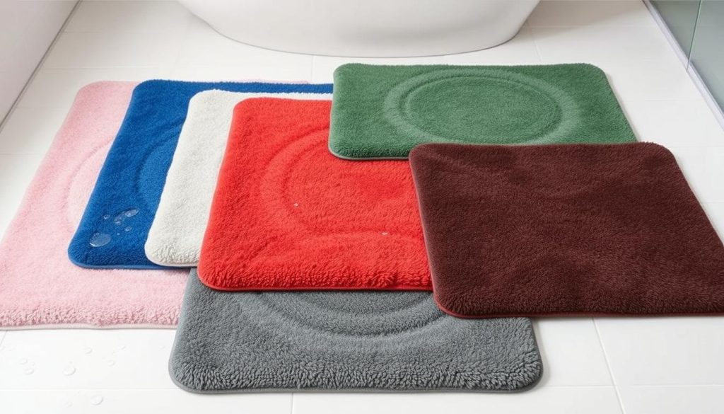 Quick-dry bath mats