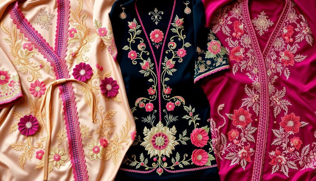 Robe embroidery designs