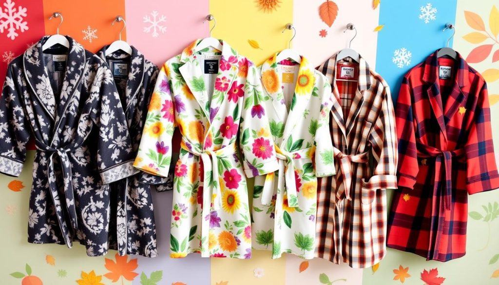 Seasonal boys' bathrobes