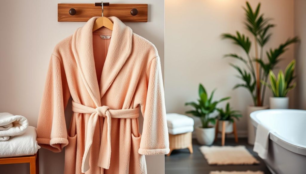 Soft bathrobes for couples