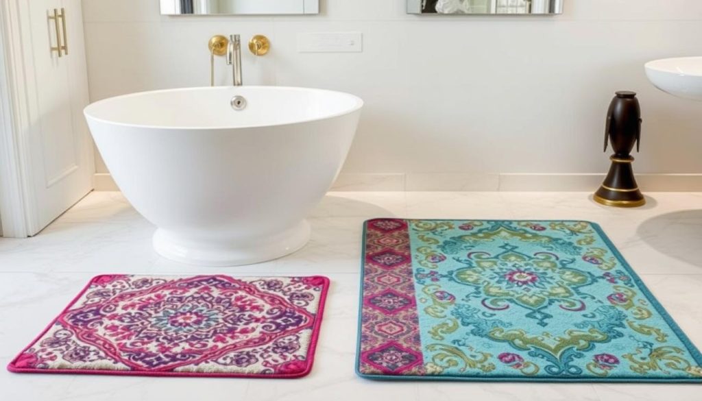 Standard and oversized bath mats