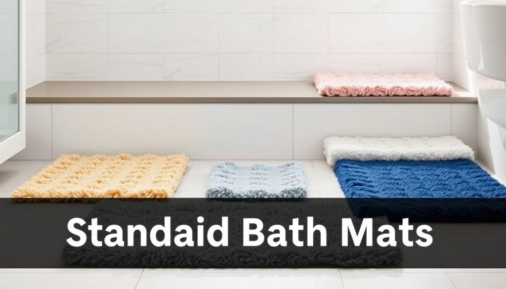 Standard bath mat size options