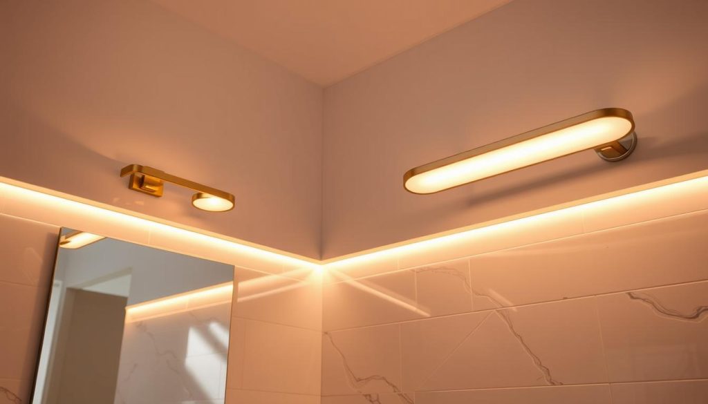 Stylish bathroom lighting fixtures