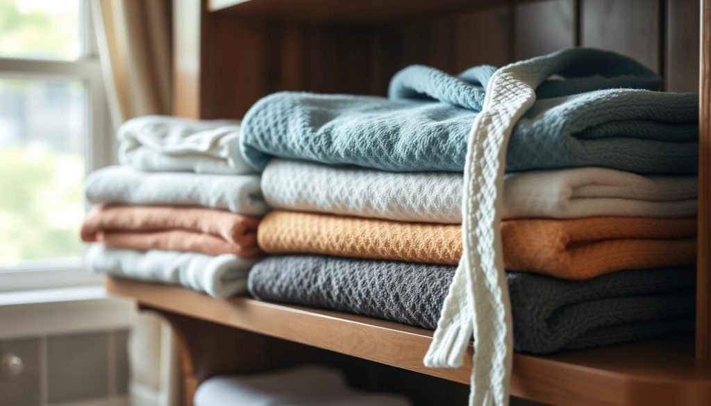 Terry cloth robe storage techniques