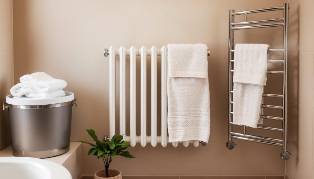 Towel warmer bucket comparison