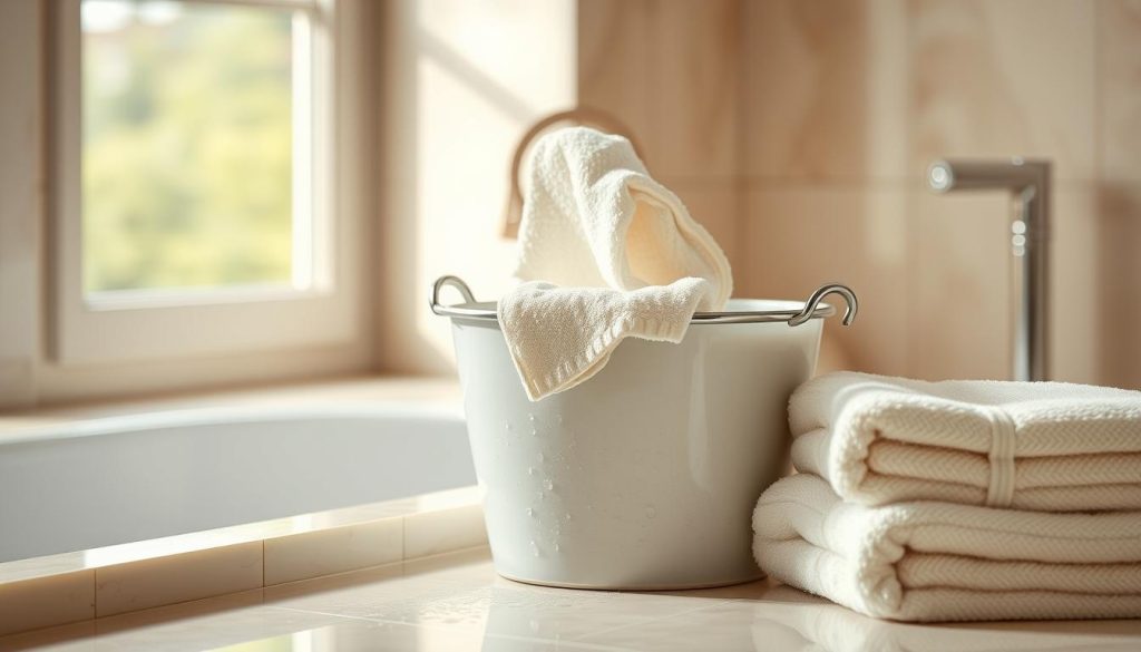 Towel warmer bucket maintenance