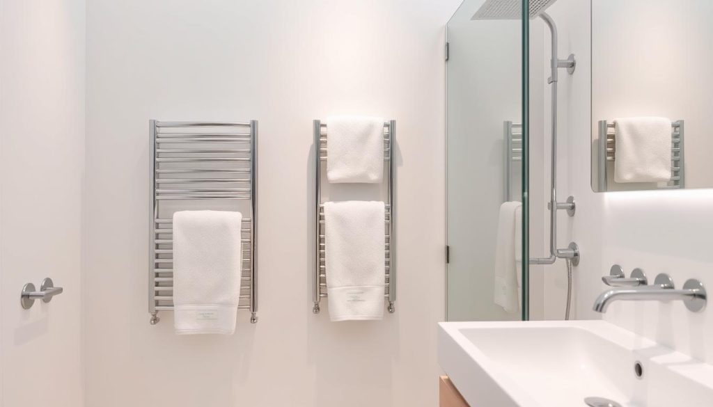 Towel warmer built-in solutions