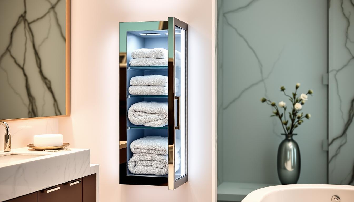 Upgrade with a Towel Warmer Cabinet