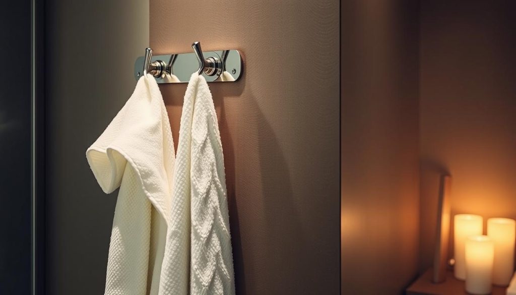 Towel warmer hooks